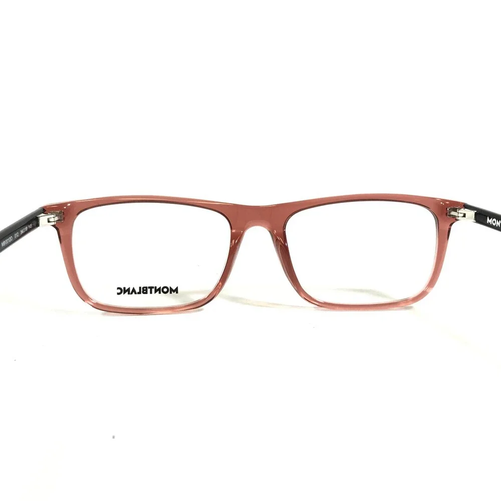 Montblanc Eyeglasses Frames MB0012O 012 Black Red Rectangular Full Rim 54-18-145